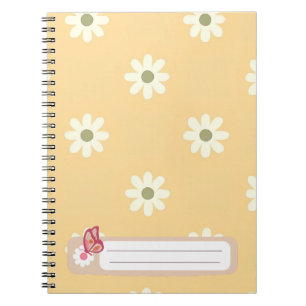 Caderno Espiral Daisy Smile Floral adolescente feminino