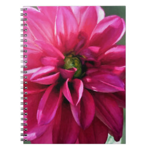 Caderno Espiral Dália rosa - notebook