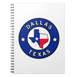 Caderno Espiral Dallas Texas