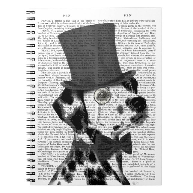 Caderno Espiral Dalmácia, Formal Hound e Chapéu (Frente)