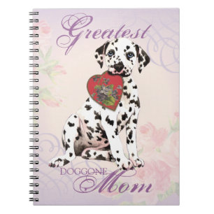 Caderno Espiral Dalmatic Heart Mãe