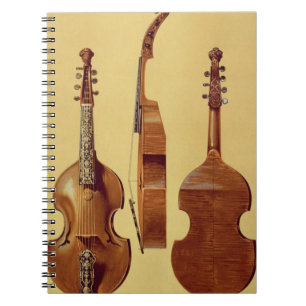 Caderno Espiral d'Amore da viola, século XVIII, 'de Instrum