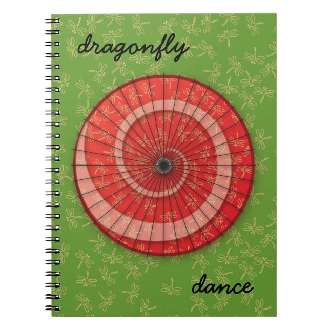 Caderno Espiral dança da libélula (Frente)