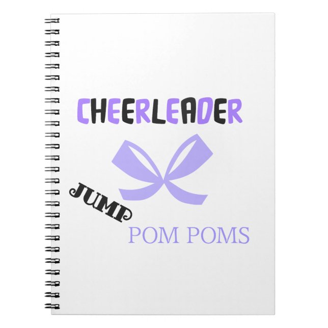 Caderno Espiral Dança de cheerleader (Frente)