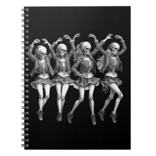 Caderno Espiral Dança de Mulheres Mortais