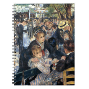 Caderno Espiral Dança no Le Moulin de la Galette por Renoir
