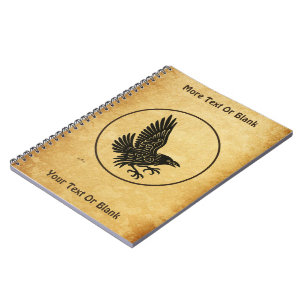 Caderno Espiral Dançando Norse Raven