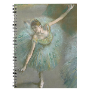 Caderno Espiral Dançarina em Green Edgar Degas