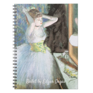 Caderno Espiral Dançarina na Sala de Vestir por Edgar Degas