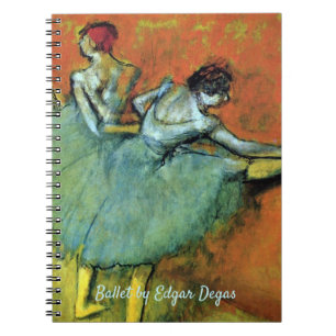 Caderno Espiral Dançarinas no Balcão de Edgar Degas, Ballet Antigo