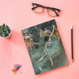 Caderno Espiral Dançarino Balançando, Dançarino Verde Edgar Dega