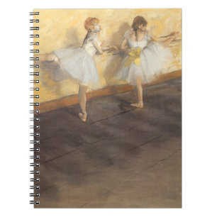 Caderno Espiral Dançarinos no bar por Edgar Degas, balé do vinta