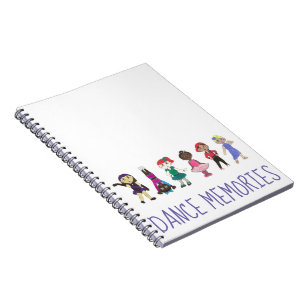 Caderno Espiral Dance Memories Tap Jazz Considerando Gift