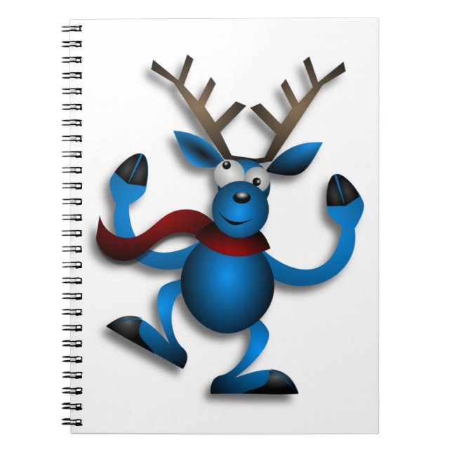 CADERNO ESPIRAL DANCING REINDEER (Frente)