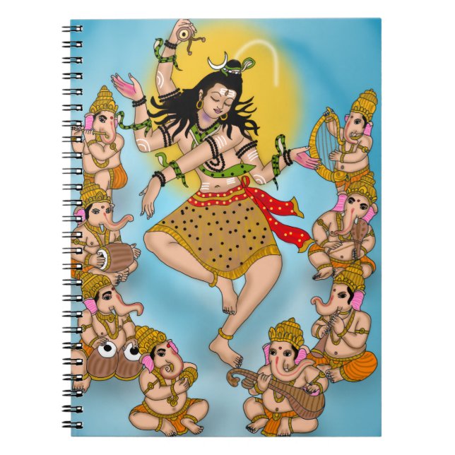 Caderno Espiral Dancing Shiva Notebook (Frente)