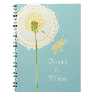 Caderno Espiral Dandelion Flower
