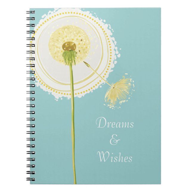 Caderno Espiral Dandelion Flower (Frente)