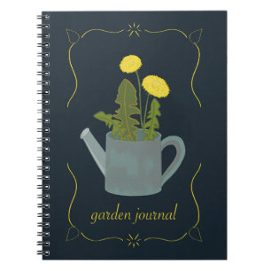 Caderno Espiral Dandelion Watering pode fazer Diário