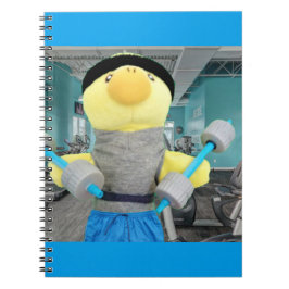 Caderno Espiral Danny Duck no Ginásio