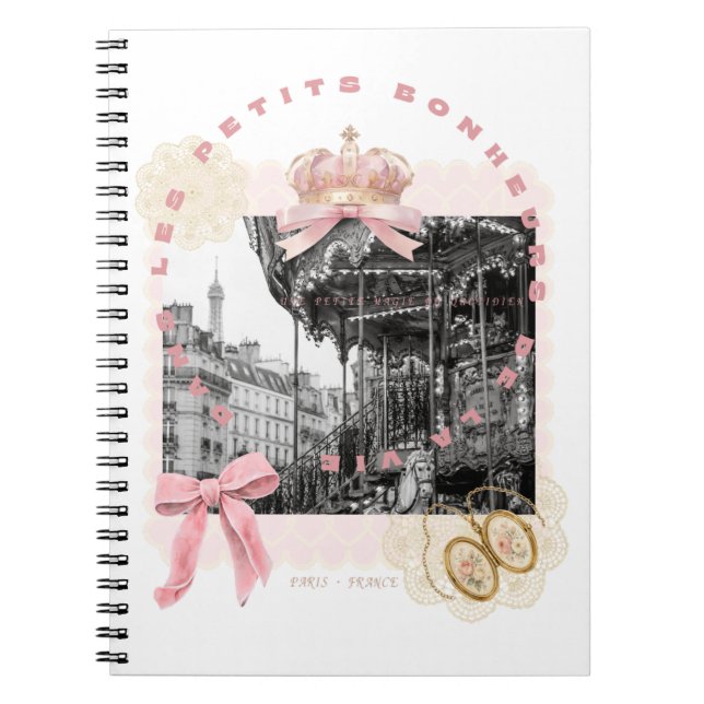 Caderno Espiral Dans Les Petits Bonheurs de la Vie (Frente)