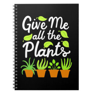 Caderno Espiral Dar Ao Jardineiro Todas As Plantas