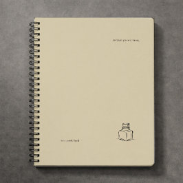 Caderno Espiral Dark Academia – tinteiro Arte | Livro de Presente