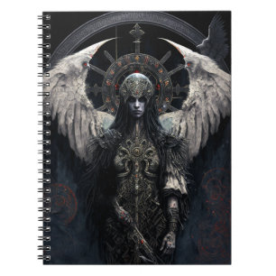 Caderno Espiral Dark Angel Gothic Fantasy Art