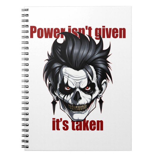 Caderno Espiral Dark Dominance (Frente)