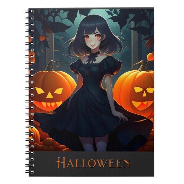CADERNO ESPIRAL DARK VAMPIRE PRINCESA (Frente)