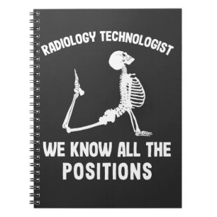 Caderno Espiral Data A Rad Tech Radiologist Skeleton Radiology
