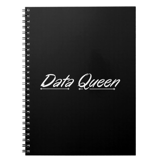 Caderno Espiral Data Queen - Contabilidade (Frente)