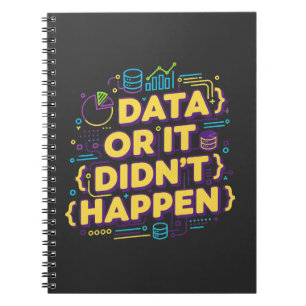 Caderno Espiral Data Science Design - Dados ou isso não aconteceu