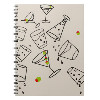 Caderno Espiral de Bebidas