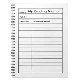 Caderno Espiral De "caderno do cartão biblioteca"