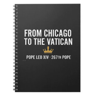 Caderno Espiral De Chicago Ao Papa Vaticano Leo 267º