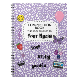 Caderno Espiral de Composição Sonho Adolescente (r