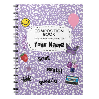 Caderno Espiral de Composição Sonho Adolescente (r