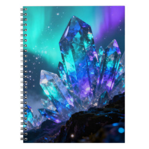 Caderno Espiral de Cristal Celestial