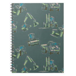 Caderno Espiral de Equipamentos Pesados para Traba