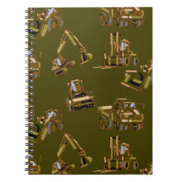 Caderno Espiral de Equipamentos Pesados para Traba