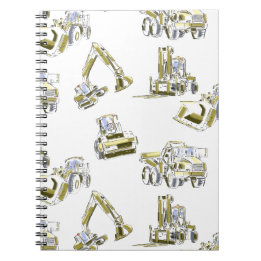 Caderno Espiral de Equipamentos Pesados para Traba