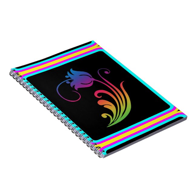 Caderno Espiral de Flor (Lado Direito)