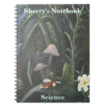 Caderno Espiral de Folha da Floresta