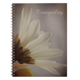Caderno Espiral de Fotografia Floral Tranquilidade