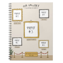 Caderno Espiral de Fotografia Personalizado Galeri