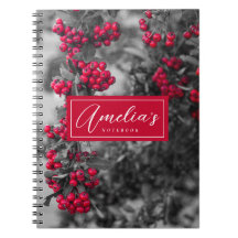 Caderno Espiral de Frutas de Pyracantha