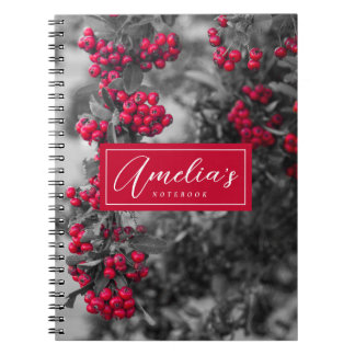 Caderno Espiral de Frutas de Pyracantha