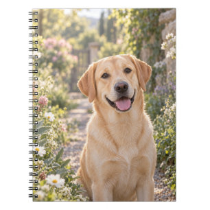 Caderno Espiral de Jardim Labrador Retriever