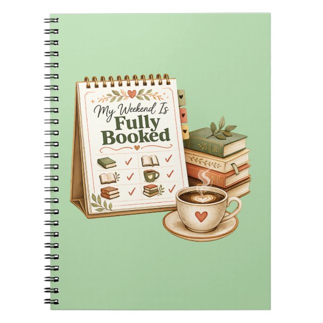 Caderno Espiral de Leitor de Fim de Semana Totalme (Frente)