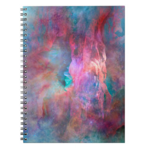 Caderno espiral de mundo de fantasia da criação